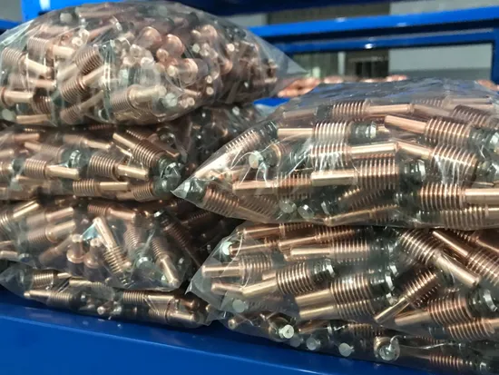 Conductive Nozzle M8*30*1.2 Conductive Nozzle Conducting Nozzle Welding Torch Consumables Welding Contact Tip Chrome-Zirconium Copper Contact Tip Crzrcu Nozzle